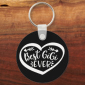 ギギ最高のーエバー祖母のギフト キーホルダー (正面)