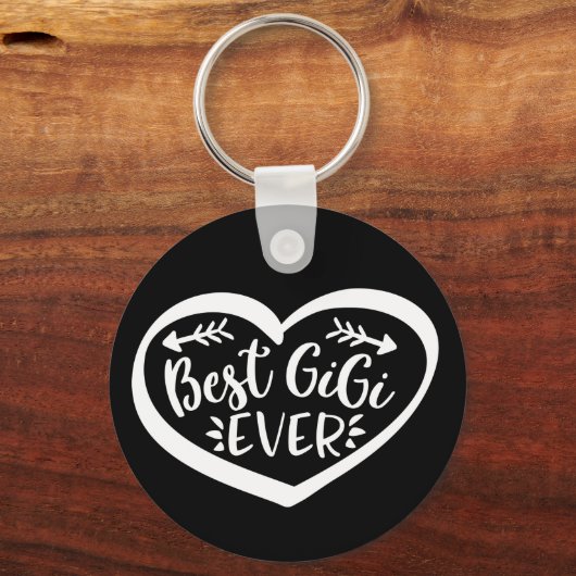 ギギ最高のーエバー祖母のギフト キーホルダー (正面)