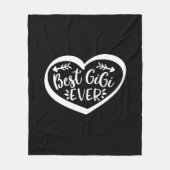 ギギ最高のーエバー祖母のギフト フリースブランケット (正面)