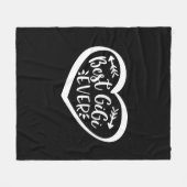 ギギ最高のーエバー祖母のギフト フリースブランケット (正面(横))