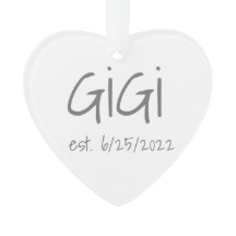 ギギ設立年月日アクリルオーナメント