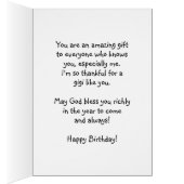 ギギ誕生日、あなたは賛美a's (内側 (右))