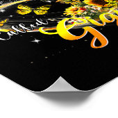 ギギ賛美ヒマワリ愛好家ママと呼ばれる ポスター (角)