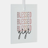 ギギ賛美 |ギギおばあちゃんのギフト ガラスオーナメント (正面右)