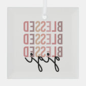 ギギ賛美 |ギギおばあちゃんのギフト ガラスオーナメント (裏面)