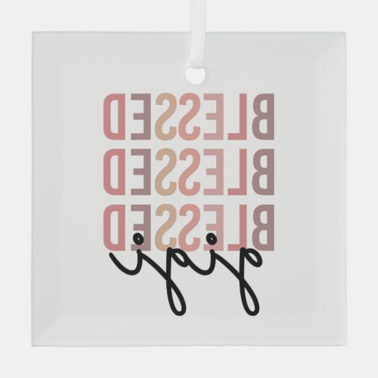 ギギ賛美 |ギギおばあちゃんのギフト ガラスオーナメント (裏面)