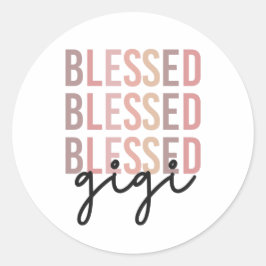 ギギ賛美 |ギギおばあちゃんのギフト ラウンドシール