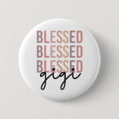 ギギ賛美 |ギギおばあちゃんのギフト 缶バッジ (正面)