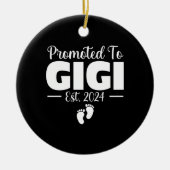 ギギ2024ギフト妊娠発表に昇進 セラミックオーナメント (正面)