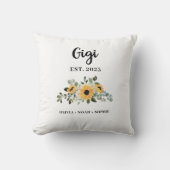 ギギ |かわいらしひま素朴わ花 クッション (正面)