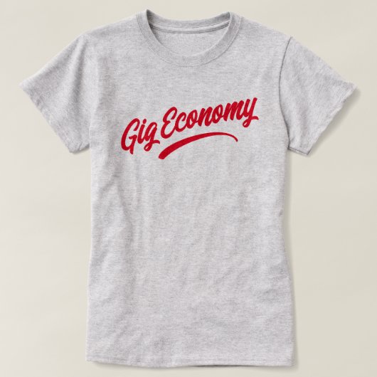 ギグエコノミーTシャツ Tシャツ (デザイン正面)