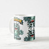 ギグギアというかわいいモンスター コーヒーマグカップ (正面左)