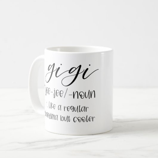 ギグコーヒーマグおばあちゃんコーヒーマグ母の日 コーヒーマグカップ (正面左)