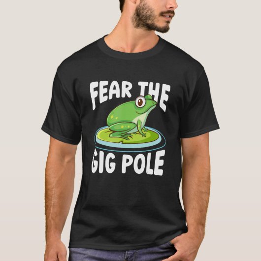 ギグポールカエルがカエルを捕まえる恐怖狩り1 Tシャツ (正面)