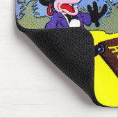 ギグルクロコダレアリゲーターアニマルヴィンテージ漫画 マウスパッド (コーナー)