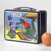 ギグルクロコダレアリゲーターアニマルヴィンテージ漫画 メタルランチボックス (インサイチュ)