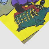 ギグルクロコダレアリゲーターアニマルヴィンテージ漫画 薄葉紙 (詳細)