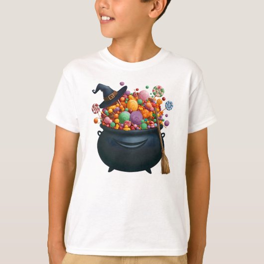 ギグル&グミの魔法の釜 Tシャツ (正面)
