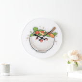 ギグル&グレーズ ラージ壁時計 (ホーム)