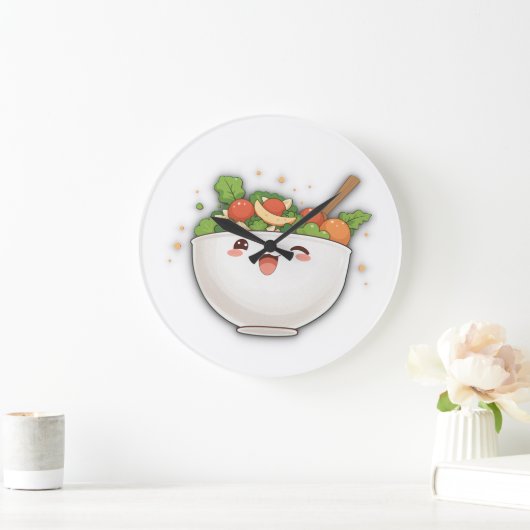 ギグル&グレーズ ラージ壁時計 (ホーム)