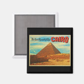 ギサピラミッドカイロエジプト マグネット (正面/裏面)