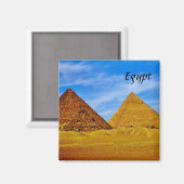 ギザのエジプトのピラミッド マグネット (正面/裏面)