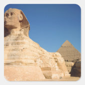 ギザのスフィンクスとカフレのピラミッド スクエアシール (正面)