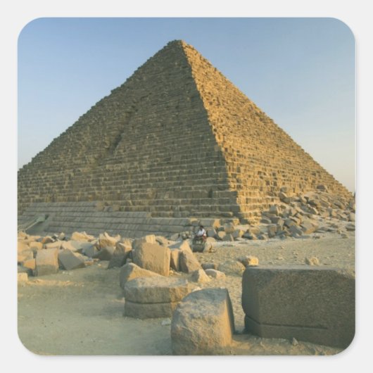 ギザのピラミッドは約5000年前のもの 2 スクエアシール (正面)