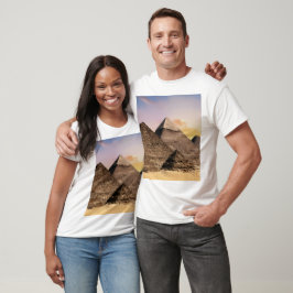 ギザのピラミッド エジプト 旅行 写真 Tシャツ