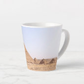 ギザのピラミッド カフェラテマグ (右アングル)