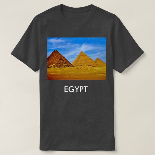 ギザのピラミッド Tシャツ (デザイン正面)