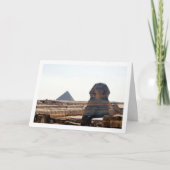 ギザの大スフィンクス, ギザのピラミッド, カイロ カード (正面)