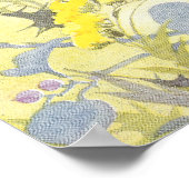 ギザギザとビーオンゴルデンロッド ポスター (角)