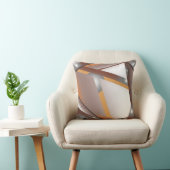 ギザギザのエッジ同心円のアーストーンアーグラデーショント クッション (椅子)