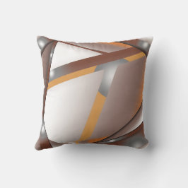 ギザギザのエッジ同心円のアーストーンアーグラデーショント クッション