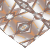 ギザギザのエッジ同心円のアーストーンアーグラデーショント テーブルクロス (アングル)