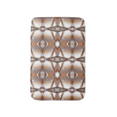 ギザギザのエッジ同心円のアーストーンアーグラデーショント バスマット (正面縦)