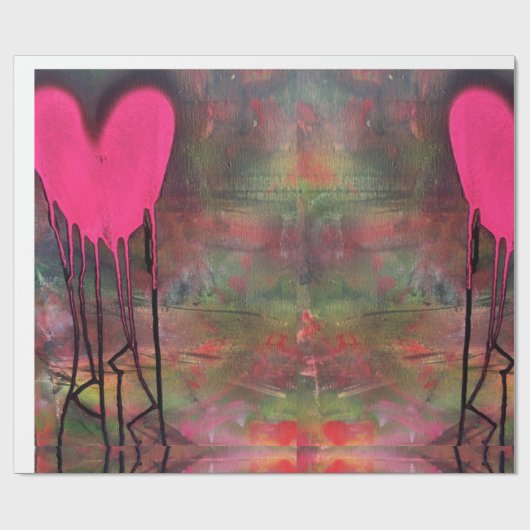 ギザギザのラブラッピング紙by HAS Jeweles ラッピングペーパー (フラット)