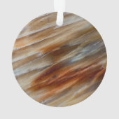 ギザギザの石化木材 オーナメント (裏面)