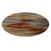 ギザギザの石化木材 カッティングボード (角)