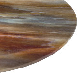 ギザギザの石化木材 カッティングボード (角)