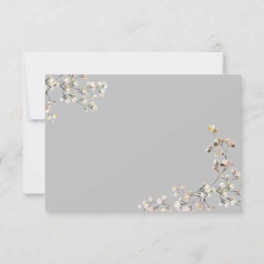 ギザギザハートのウェディング・セーブ・ザ・デートカード 出欠カード (裏面)