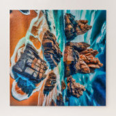 ギザギザ岩の形成 ジグソーパズル (横)