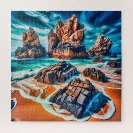 ギザギザ岩の形成 ジグソーパズル