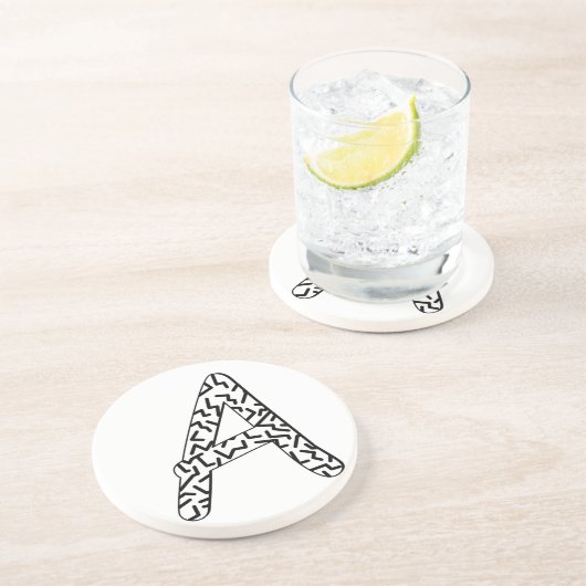 ギザギザ模様A コースター (側面)