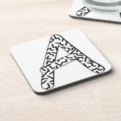 ギザギザ模様A コースター (左側)