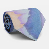 ギザギザ色ブロックオリジナル抽象芸術ジグザグ ネクタイ (ロール)