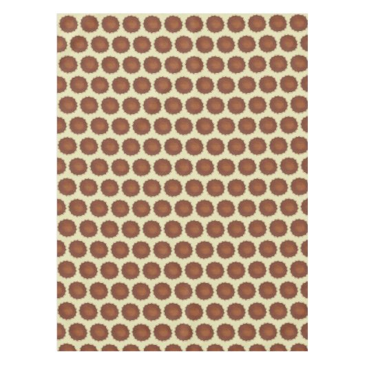 ギザダジャマイカカリブのココナッツカスタードタルト テーブルクロス (正面)