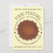 ギザダジャマイカカリブのココナッツカスタードタルト 招待状 (正面)