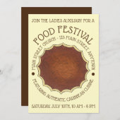 ギザダジャマイカカリブのココナッツカスタードタルト 招待状 (正面/裏面)